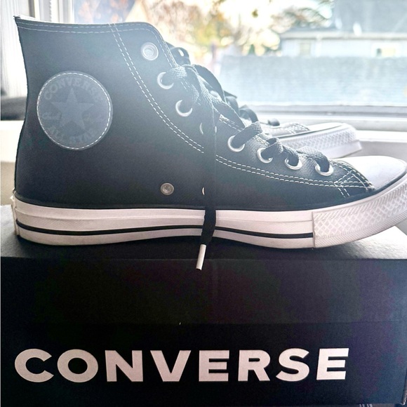 Unisex Converse Chuck Taylor All Star Twill High Top Black - Picture 3 of 7